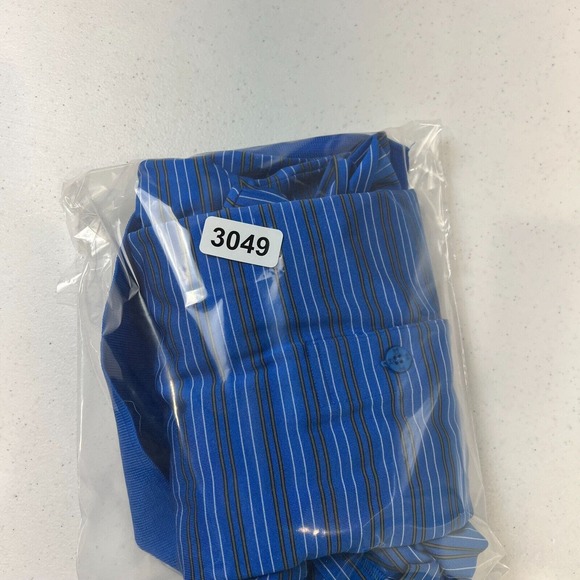 Under Armour Men's Classic Striped Polo Shirt Short Sleeve Blue Size XL - Picture 14 of 14